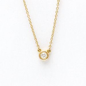 TIFFANY & CO. 18k Rose Gold Diamond Necklace